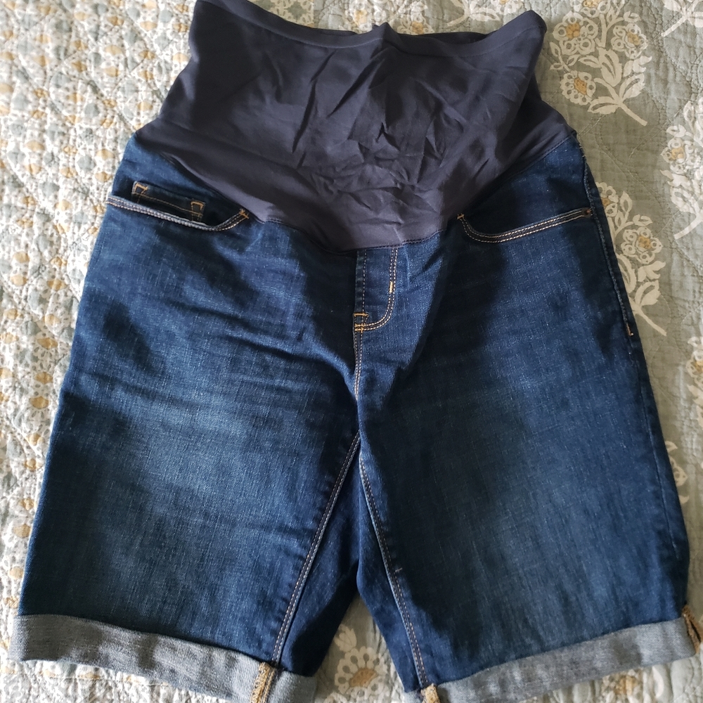 Maternity Jean Shorts